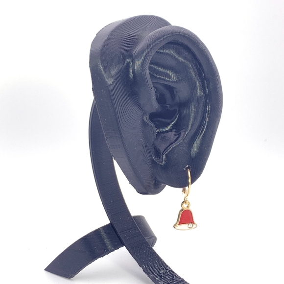 Christmas Bell Earrings - Picture 3 of 5